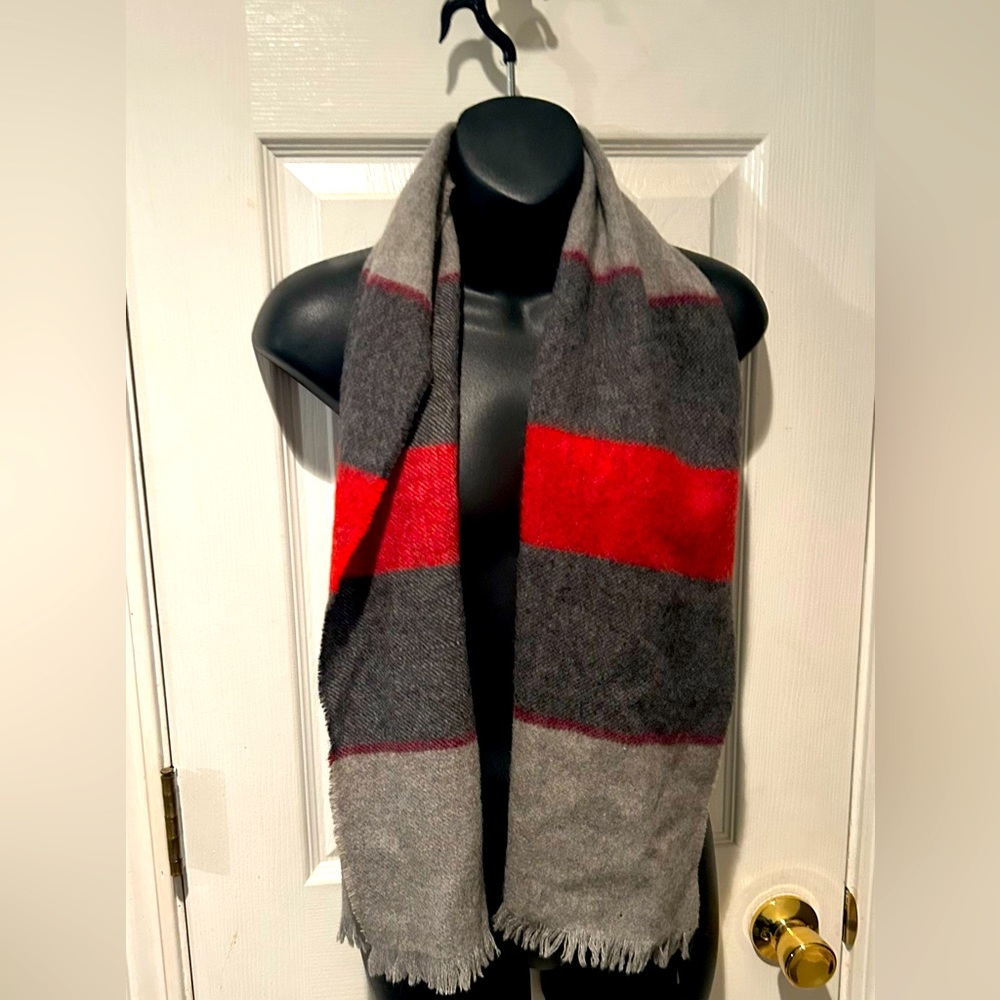 Multicolor Unisex Wool Scarf